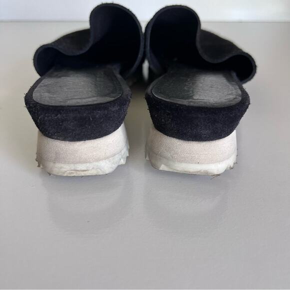 Pedro Garcia Black Suede Slide Mules - Picture 5 of 8